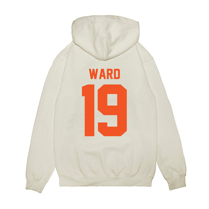 Oklahoma State - NCAA Football : Logan Ward - Vintage Helmet Premium Hooded Sweatshirt-1