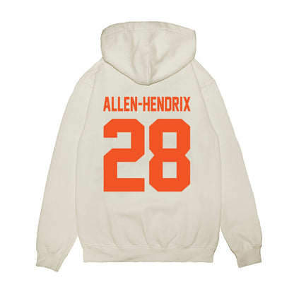 Oklahoma State - NCAA Football : Jaden Allen-Hendrix - Vintage Helmet Premium Hooded Sweatshirt-1