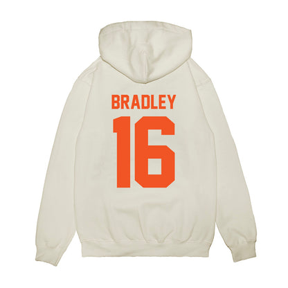 Oklahoma State - NCAA Football : Chandavian Bradley - Vintage Helmet Premium Hooded Sweatshirt-1