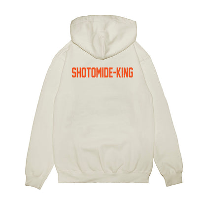 Oklahoma State - NCAA Football : Ayo Shotomide-King - Vintage Helmet Premium Hooded Sweatshirt-1
