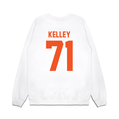 Oklahoma State - NCAA Football : Aden Kelley - Vintage Helmet Premium Crewneck Sweatshirt-1
