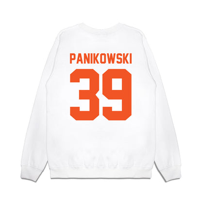 Oklahoma State - NCAA Football : Gabe Panikowski - Vintage Helmet Premium Crewneck Sweatshirt-1