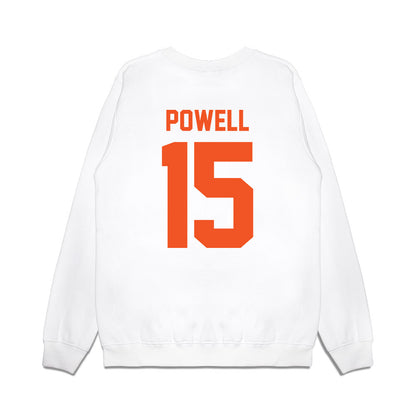 Oklahoma State - NCAA Football : Kameron Powell - Vintage Helmet Premium Crewneck Sweatshirt-1