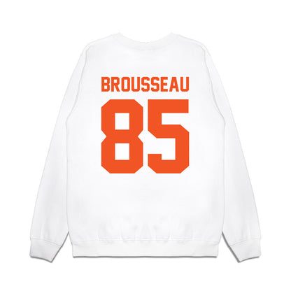 Oklahoma State - NCAA Football : Grayson Brousseau - Vintage Helmet Premium Crewneck Sweatshirt-1
