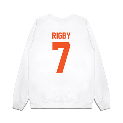 Oklahoma State - NCAA Football : Shamar Rigby - Vintage Helmet Premium Crewneck Sweatshirt-1