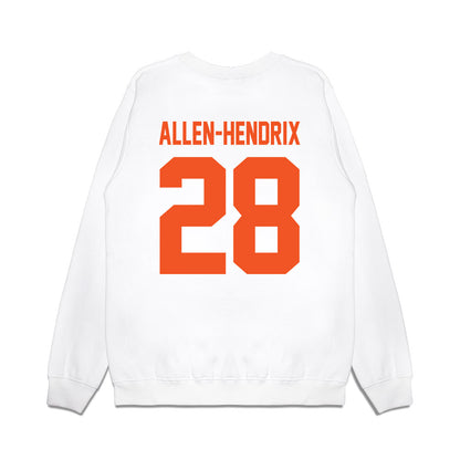 Oklahoma State - NCAA Football : Jaden Allen-Hendrix - Vintage Helmet Premium Crewneck Sweatshirt-1