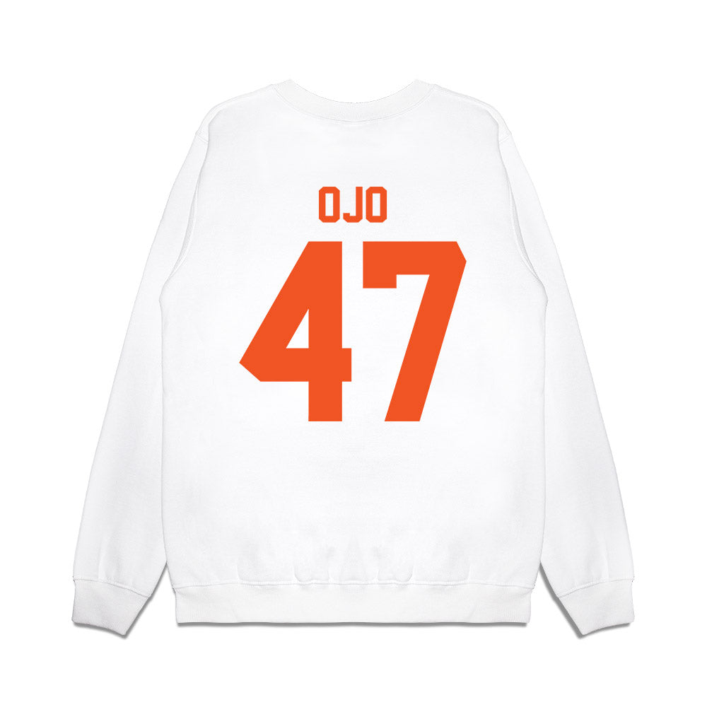 Oklahoma State - NCAA Football : Patrick Ojo - Vintage Helmet Premium Crewneck Sweatshirt-1