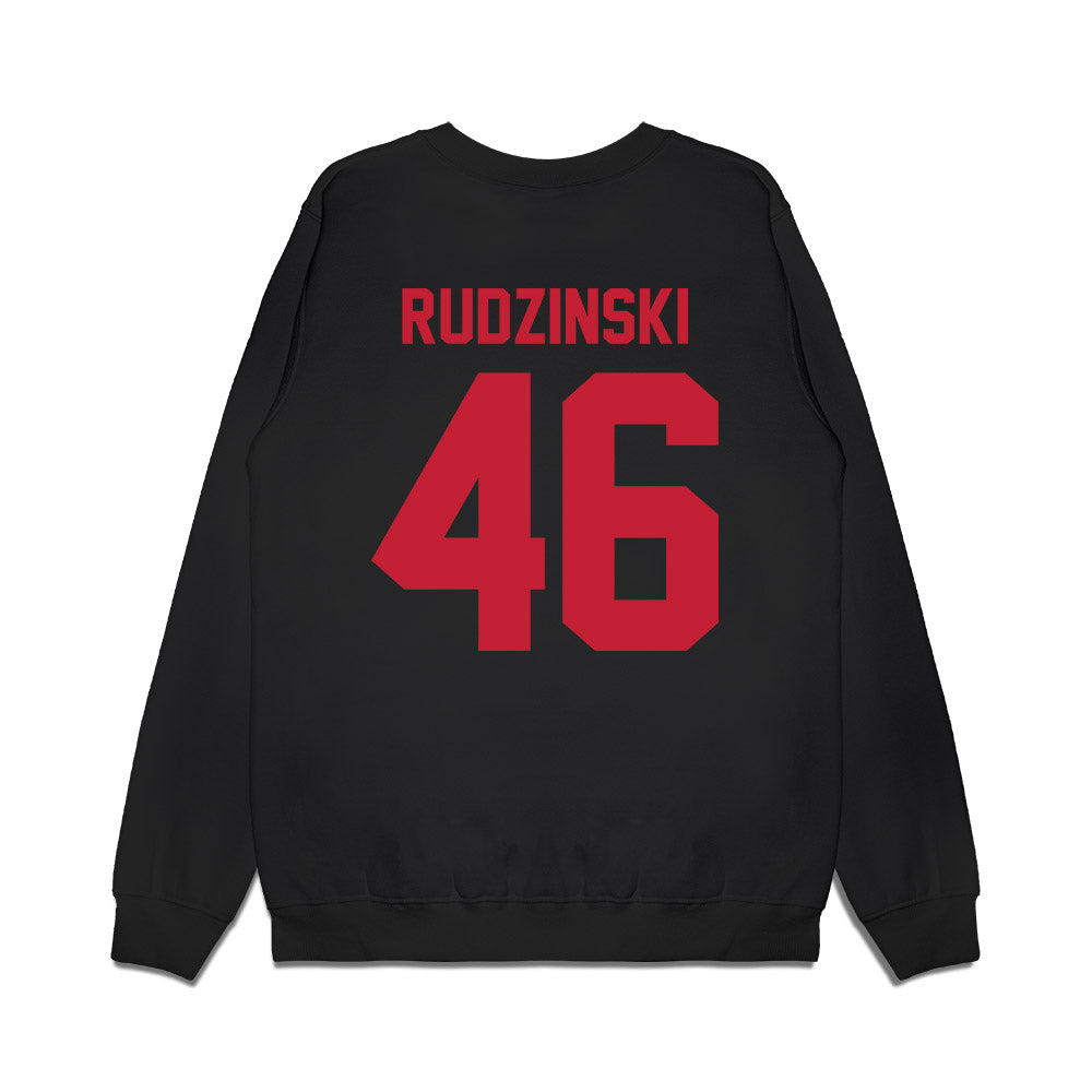 Ohio State - NCAA Football : Ryan Rudzinski - Vintage Helmet Premium Crewneck Sweatshirt-1
