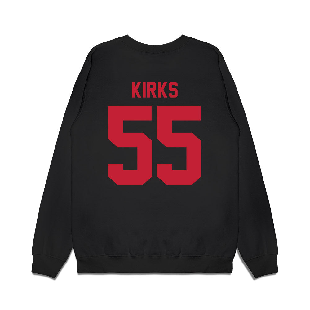 Ohio State - NCAA Football : Dominic Kirks - Vintage Helmet Premium Crewneck Sweatshirt-1