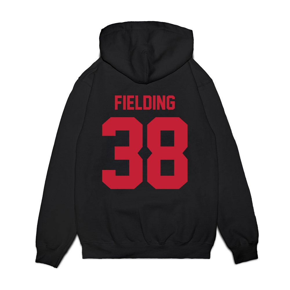 Ohio State - NCAA Football : Jayden Fielding - Vintage Helmet Premium Hooded Sweatshirt-1