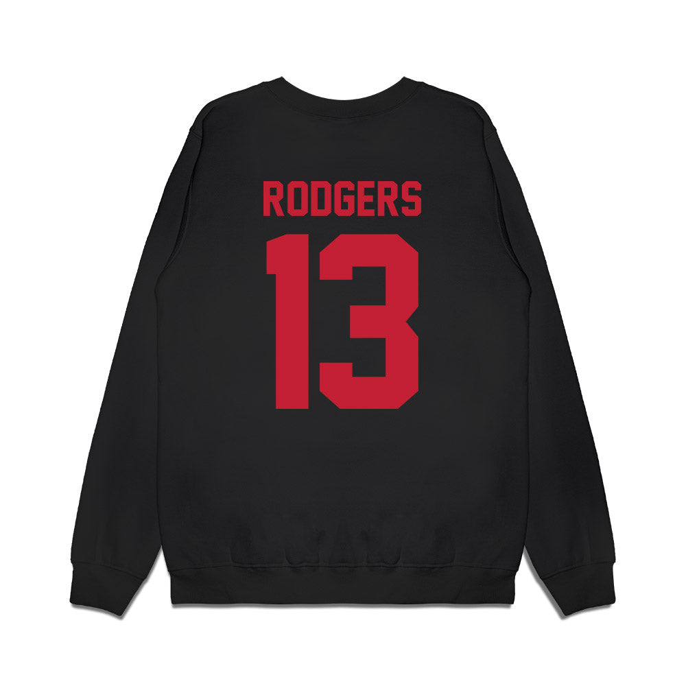 Ohio State - NCAA Football : Bryson Rodgers - Vintage Helmet Premium Crewneck Sweatshirt-1