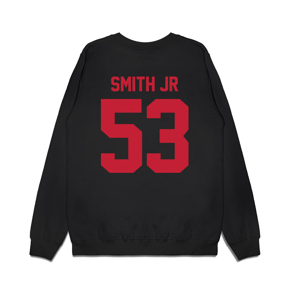 Ohio State - NCAA Football : Will Smith Jr - Vintage Helmet Premium Crewneck Sweatshirt-1