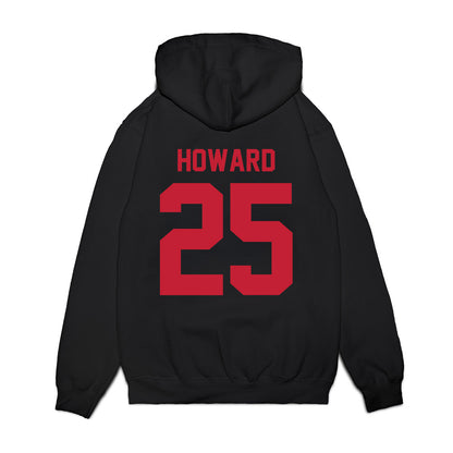 Ohio State - NCAA Football : Ty Howard - Vintage Helmet Premium Hooded Sweatshirt-1