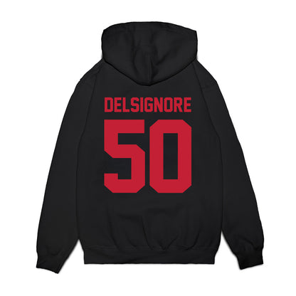 Ohio State - NCAA Football : Alec DelSignore - Vintage Helmet Premium Hooded Sweatshirt-1