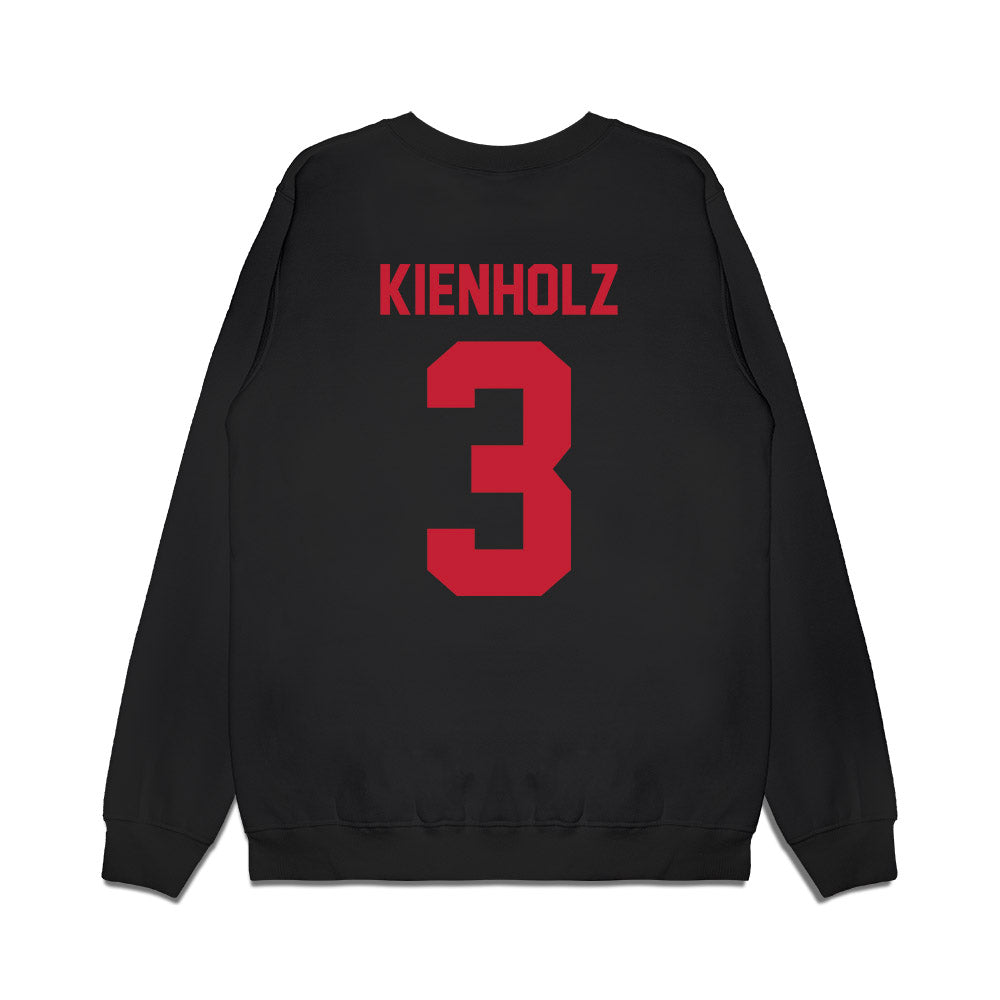 Ohio State - NCAA Football : Lincoln Kienholz - Vintage Helmet Premium Crewneck Sweatshirt-1