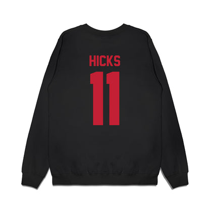 Ohio State - NCAA Football : CJ Hicks - Vintage Helmet Premium Crewneck Sweatshirt-1