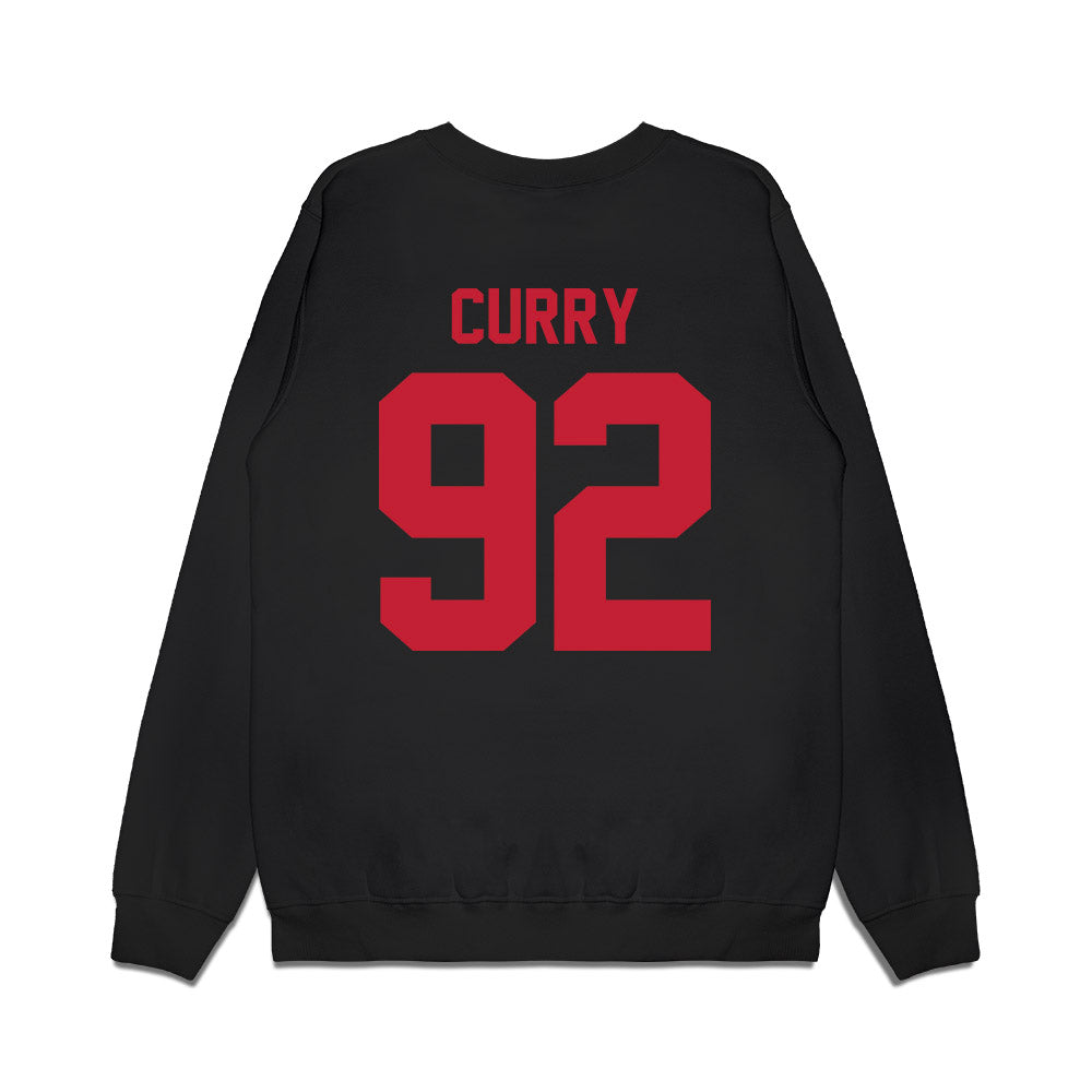 Ohio State - NCAA Football : Caden Curry - Vintage Helmet Premium Crewneck Sweatshirt-1