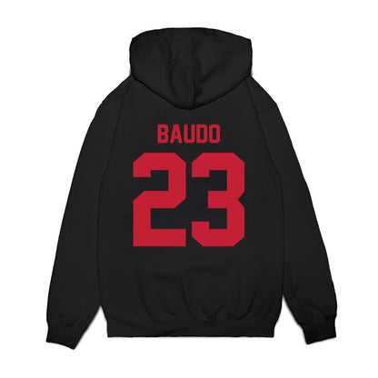Ohio State - NCAA Football : Nolan Baudo - Vintage Helmet Premium Hooded Sweatshirt-1