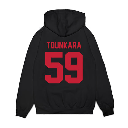 Ohio State - NCAA Football : Ahmed Tounkara - Vintage Helmet Premium Hooded Sweatshirt-1