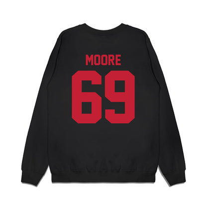 Ohio State - NCAA Football : Ian Moore - Vintage Helmet Premium Crewneck Sweatshirt-1