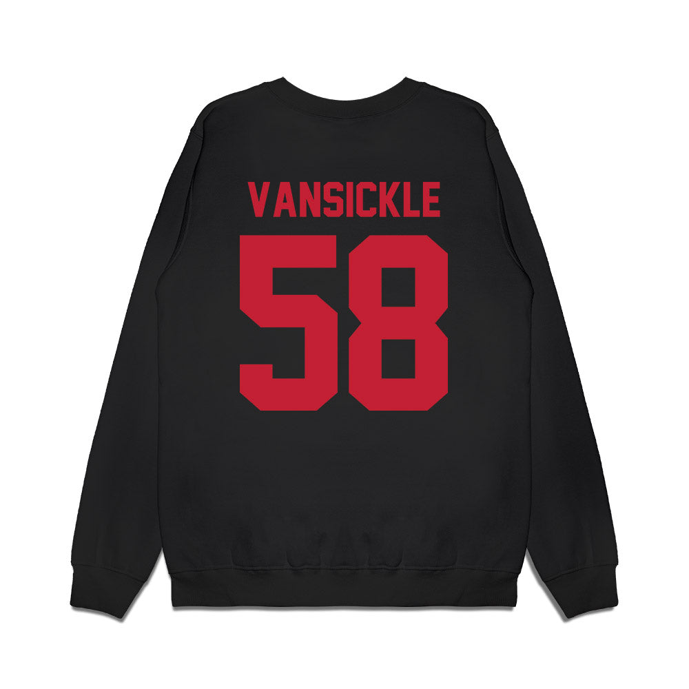 Ohio State - NCAA Football : Gabe VanSickle - Vintage Helmet Premium Crewneck Sweatshirt-1