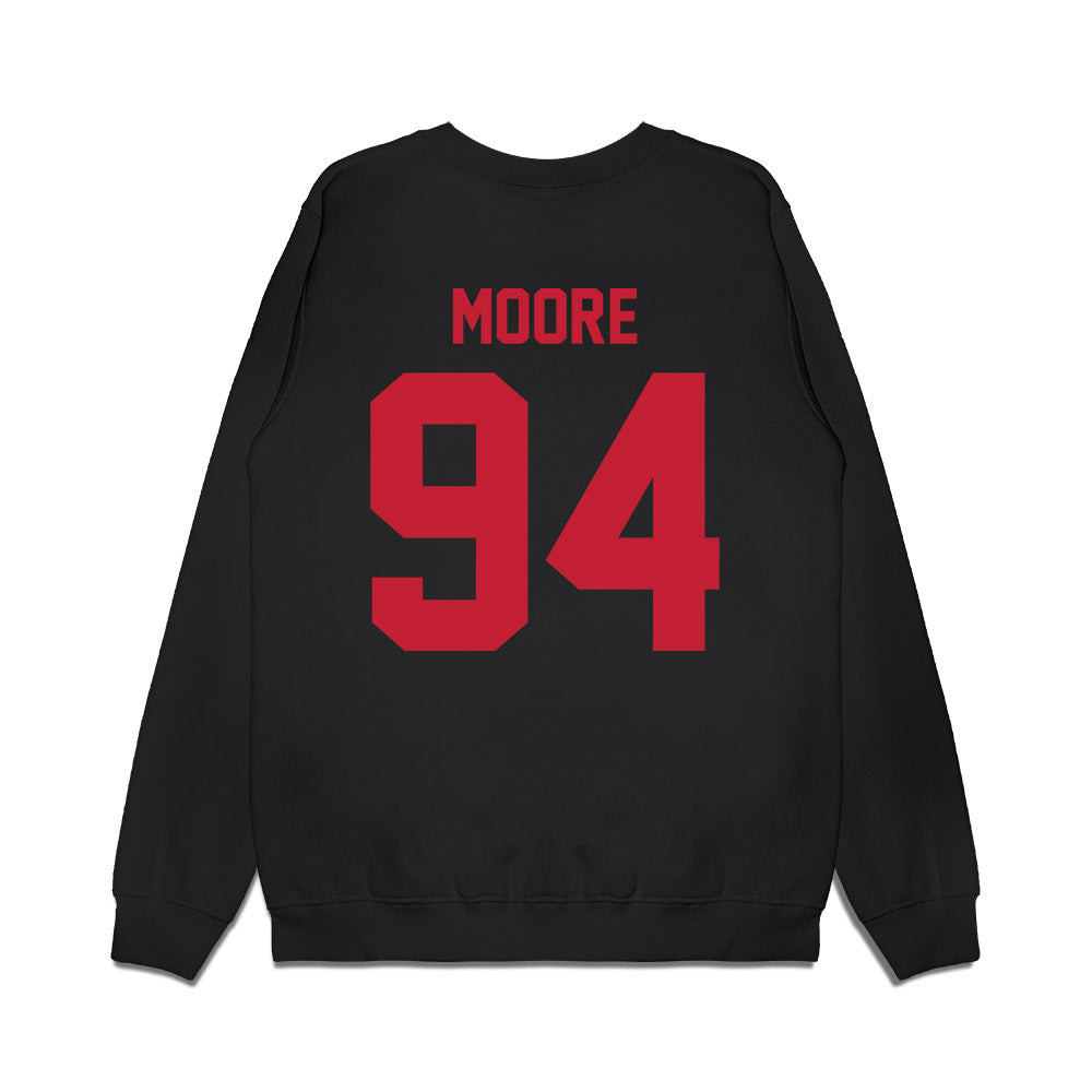 Ohio State - NCAA Football : Jason Moore - Vintage Helmet Premium Crewneck Sweatshirt-1