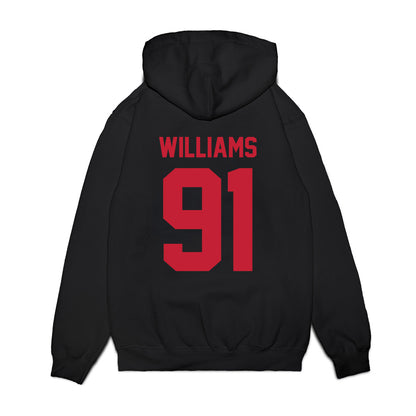 Ohio State - NCAA Football : Tyleik Williams - Vintage Helmet Premium Hooded Sweatshirt-1
