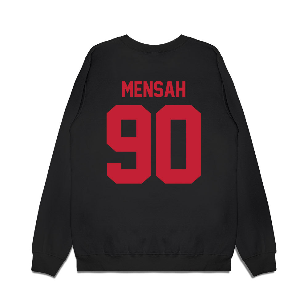 Ohio State - NCAA Football : Eric Mensah - Vintage Helmet Premium Crewneck Sweatshirt-1