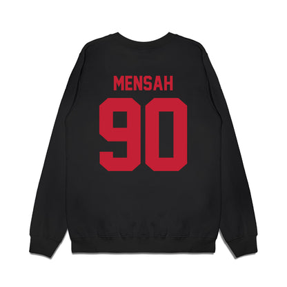 Ohio State - NCAA Football : Eric Mensah - Vintage Helmet Premium Crewneck Sweatshirt-1