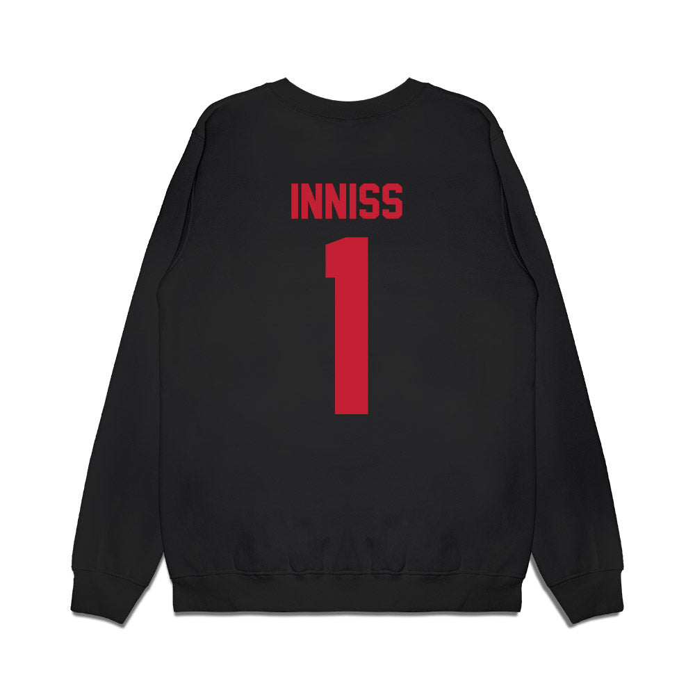 Ohio State - NCAA Football : Brandon Inniss - Vintage Helmet Premium Crewneck Sweatshirt-1