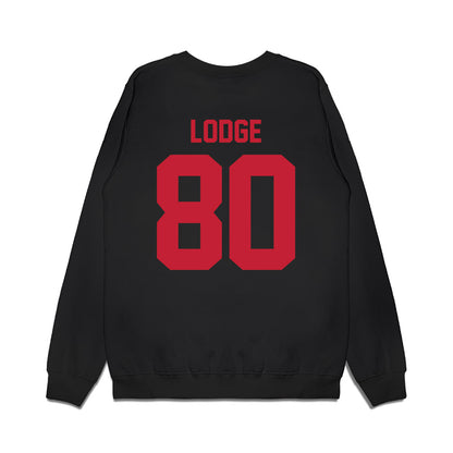 Ohio State - NCAA Football : Shawn Lodge - Vintage Helmet Premium Crewneck Sweatshirt-1