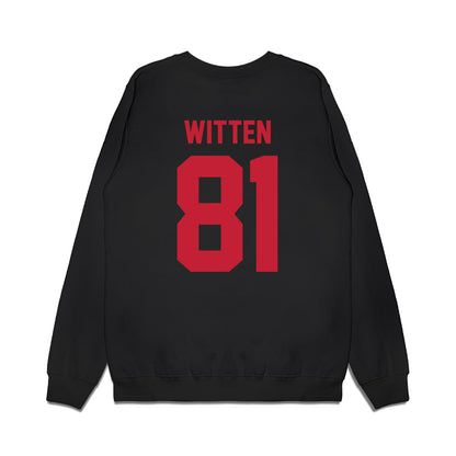 Ohio State - NCAA Football : Damarion Witten - Vintage Helmet Premium Crewneck Sweatshirt-1