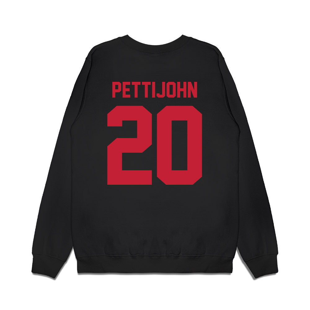 Ohio State - NCAA Football : Riley Pettijohn - Vintage Helmet Premium Crewneck Sweatshirt-1