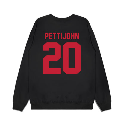 Ohio State - NCAA Football : Riley Pettijohn - Vintage Helmet Premium Crewneck Sweatshirt-1