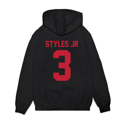Ohio State - NCAA Football : Lorenzo Styles Jr - Vintage Helmet Premium Hooded Sweatshirt-1