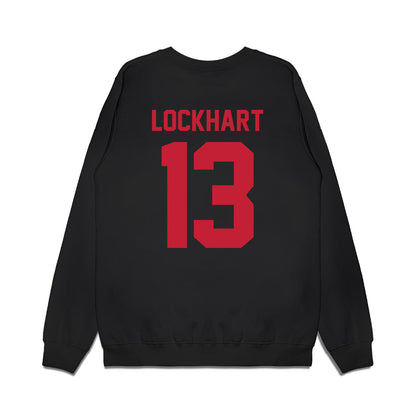 Ohio State - NCAA Football : Miles Lockhart - Vintage Helmet Premium Crewneck Sweatshirt-1