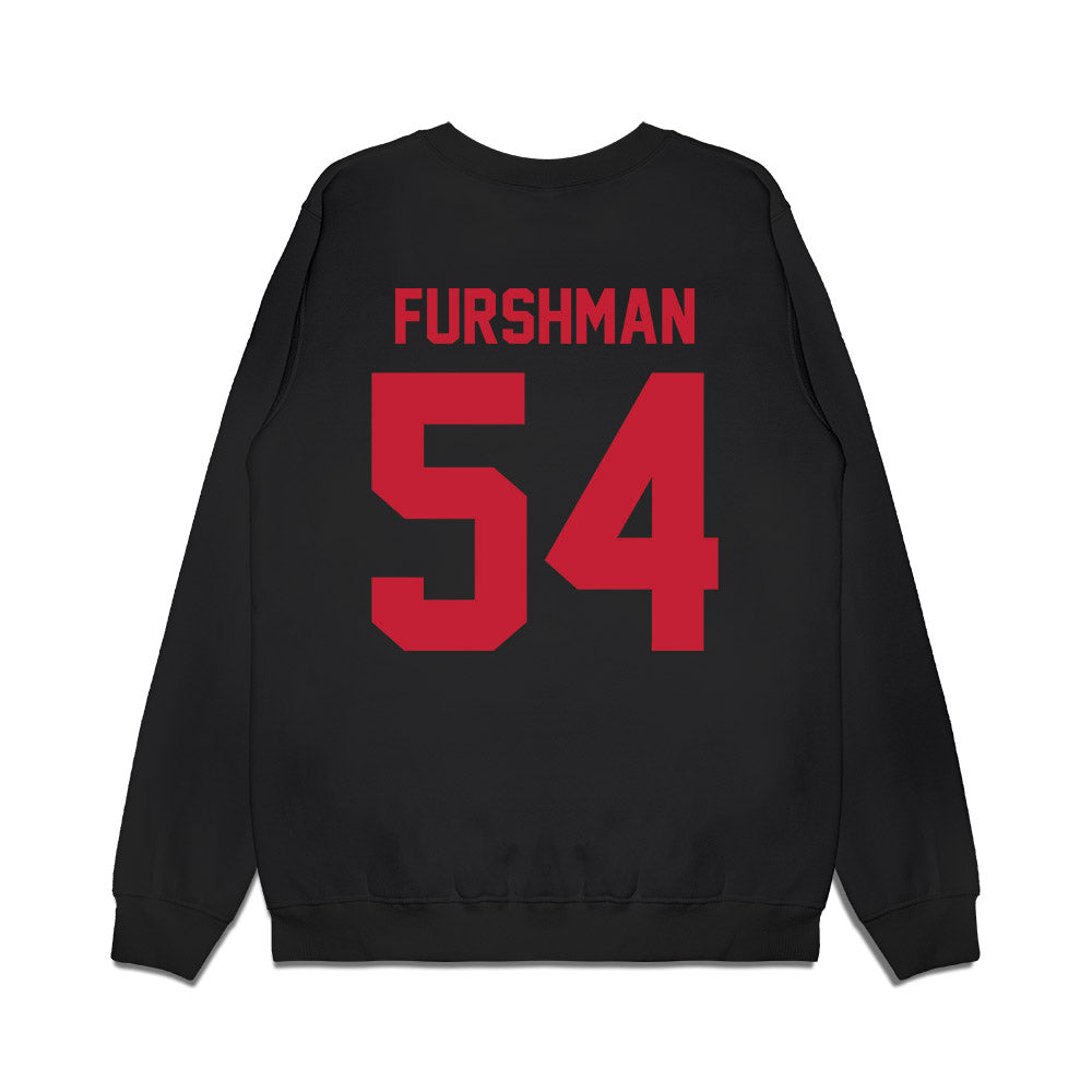 Ohio State - NCAA Football : Dylan Furshman - Vintage Helmet Premium Crewneck Sweatshirt-1