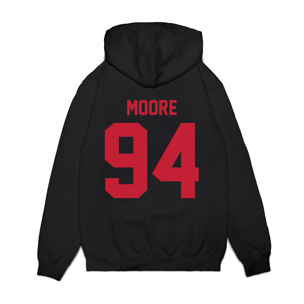 Ohio State - NCAA Football : Jason Moore - Vintage Helmet Premium Hooded Sweatshirt-1