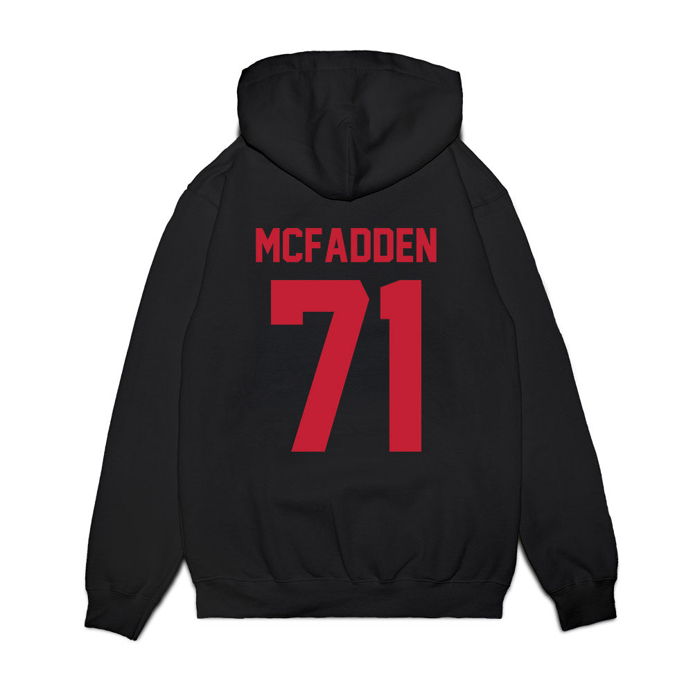 Ohio State - NCAA Football : Jayvon McFadden - Vintage Helmet Premium Hooded Sweatshirt-1