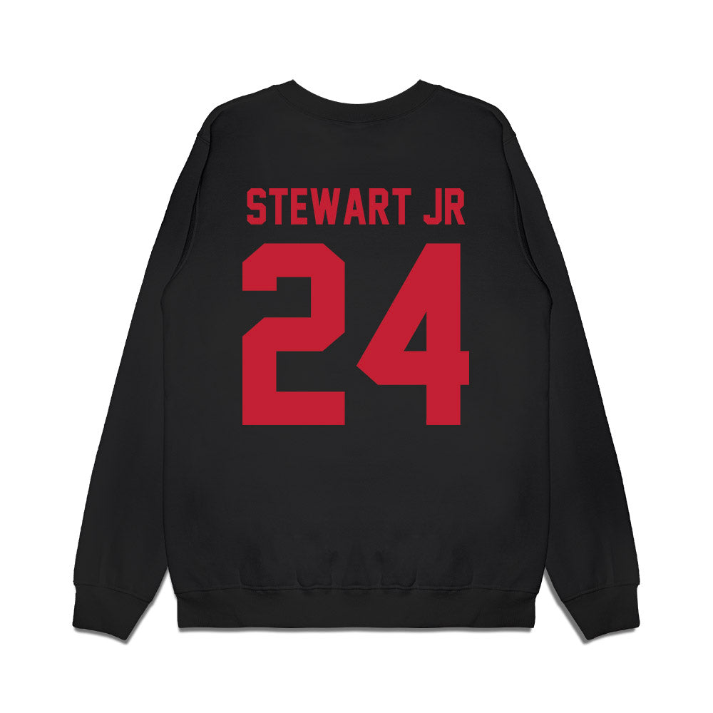 Ohio State - NCAA Football : Deshawn Stewart Jr - Vintage Helmet Premium Crewneck Sweatshirt-1