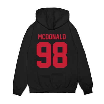Ohio State - NCAA Football : Kayden McDonald - Vintage Helmet Premium Hooded Sweatshirt-1