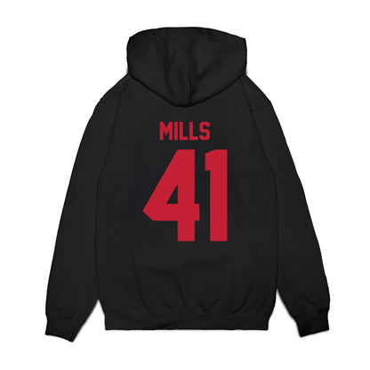 Ohio State - NCAA Football : Grant Mills - Vintage Helmet Premium Hooded Sweatshirt-1