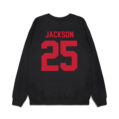Ohio State - NCAA Football : Bo Jackson - Vintage Helmet Premium Crewneck Sweatshirt-1
