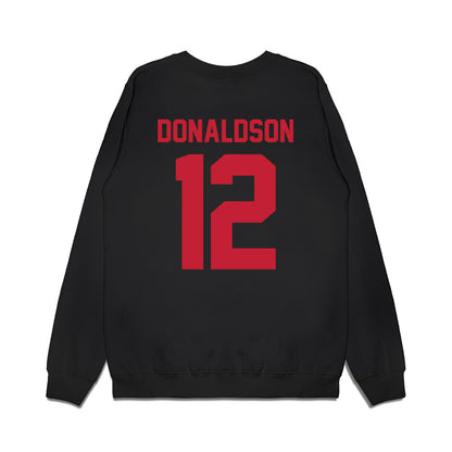 Ohio State - NCAA Football : CJ Donaldson - Vintage Helmet Premium Crewneck Sweatshirt-1