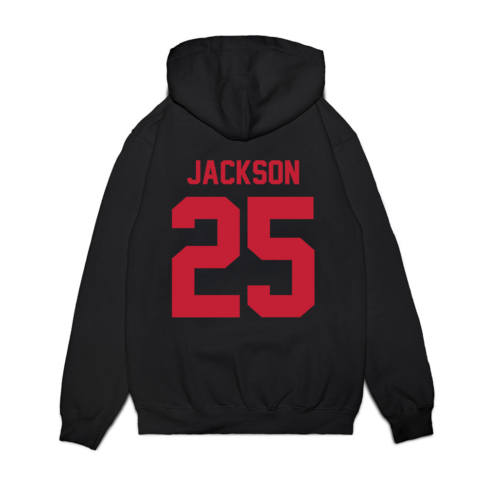 Ohio State - NCAA Football : Bo Jackson - Vintage Helmet Premium Hooded Sweatshirt-1