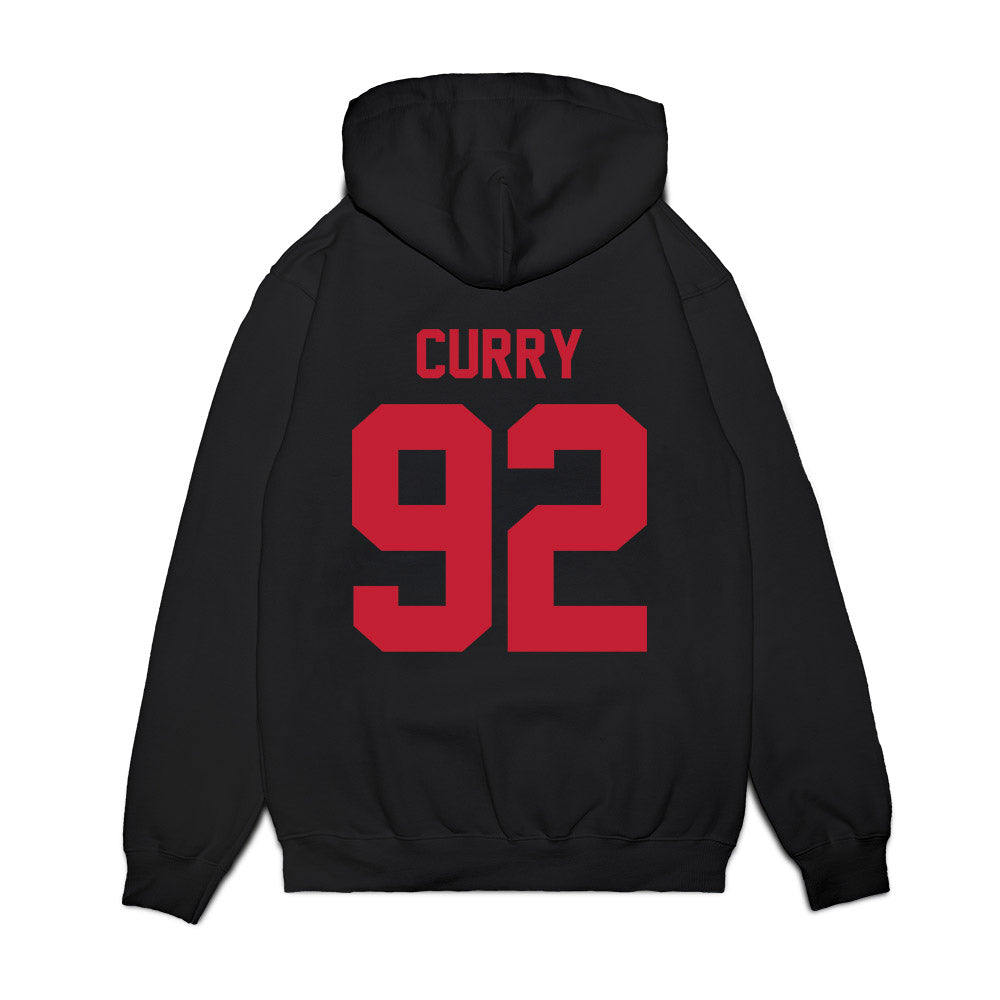 Ohio State - NCAA Football : Caden Curry - Vintage Helmet Premium Hooded Sweatshirt-1