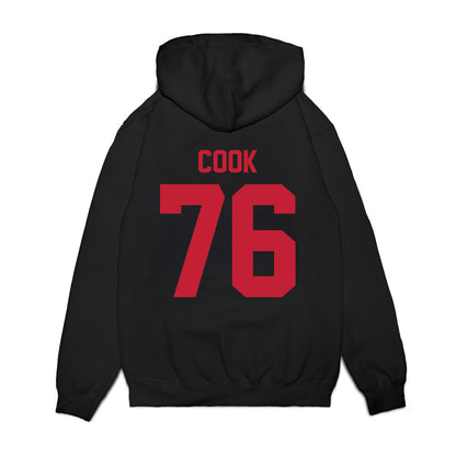 Ohio State - NCAA Football : Jake Cook - Vintage Helmet Premium Hooded Sweatshirt-1