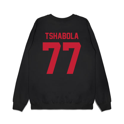Ohio State - NCAA Football : Teg Tshabola - Vintage Helmet Premium Crewneck Sweatshirt-1