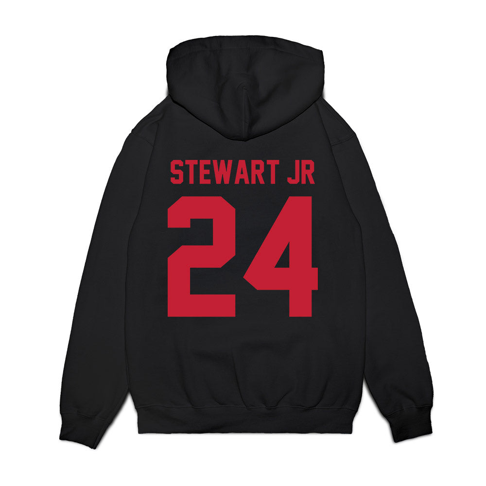 Ohio State - NCAA Football : Deshawn Stewart Jr - Vintage Helmet Premium Hooded Sweatshirt-1