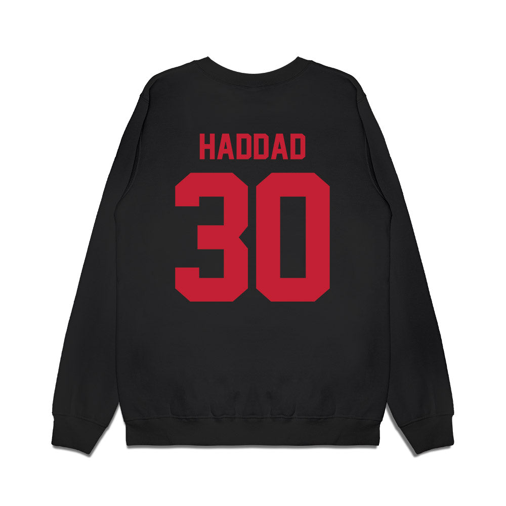 Ohio State - NCAA Football : Cody Haddad - Vintage Helmet Premium Crewneck Sweatshirt-1